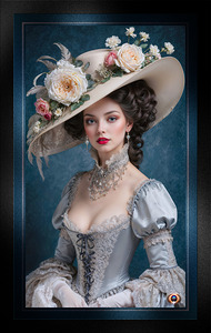 A Portrait of Eloise dArmentiere An Ode to Classic Elegance Gorgeous AI Concept Art by Xzendor7