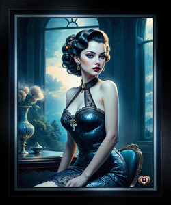 A Classic Portrait Of The Captivating Beauty Beatrix Leocadia Gorgeous AI Concept Art by Xzendor7