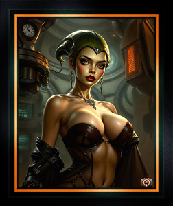 Unveiling The Enigmatic Lady Aeliana Volterra Mesmerizing AI Concept Art by Xzendor7