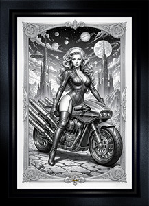 Mystralias Iron Valkrie Xylia DArden On Her Morvous Striking AI Concept Art by Xzendor7 by xzendor7