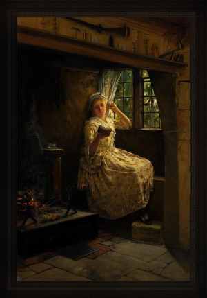 A Cosey Corner by Frank Millet	 Old Masters Classical Fine Art Reproduction