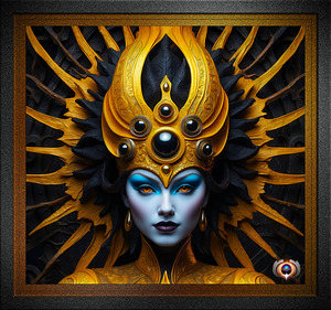 A Portrait Of A Female Koulekan Captivating AI Concept Art by Xzendor7