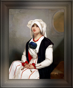 A Sicilian Woman by Jean-Francois Portaels Remastered Xzendor7 Classical Fine Art Old Masters Reproductions