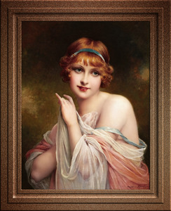A Springtime Beauty by Francois Martin-Kavel Remastered Xzendor7 Vintage Art Old Masters Reproductions