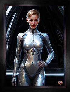 Agent 117892 Designation Elite Assassin Alluring AI Concept Art by Xzendor7