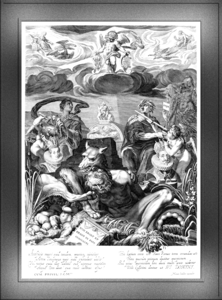 Allegory of the Marriage of Emperor Ferdinand II and Eleanor Gonzaga Remastered Xzendor7 Classical Fine Art Old Masters Reproductions