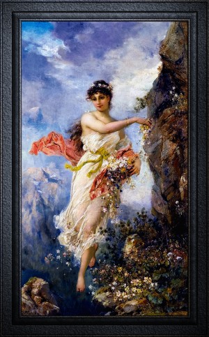 Alpenflora by Hans Zatzka Old Masters Reproduction