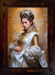 Mitori Kasawagana An Asian Woman Of Noble Birth Captivating AI Concept Art Portrait by Xzendor7