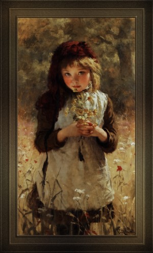 Buttercups by George Elgar Hicks Classical Fine Art Old Masters Reproduction