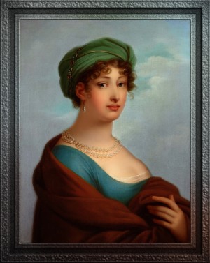Caroline Duchess of Saxe-Gotha-Altenburg by Paul Emil Jacobs Old Masters Fine Art Reproduction