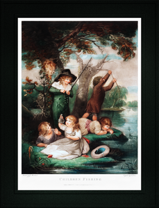 Children Fishing by George Morland Remastered Xzendor7 Classical Fine Art Old Masters Reproductions