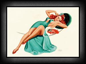 Chocolate Delights by Peter Driben Pin-Up Girl Vintage Art