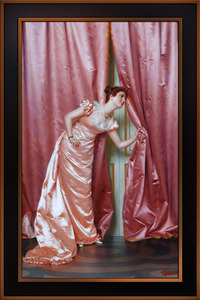 Eavesdropping by Vittorio Reggianini Remastered Xzendor7 Vintage Art Old Masters Reproductions