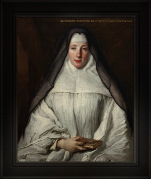 Elizabeth Throckmorton Canoness Order Of Dames by Nicolas De Largillerre Classical Fine Art Reproduction
