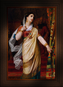 Esther by Hugues Merle Remastered Xzendor7 Classical Fine Art Old Masters Reproductions