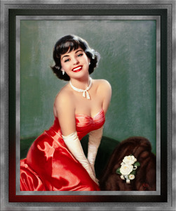 Evening Glamour by Walt Otto Vintage Xzendor7 Old Masters Reproductions