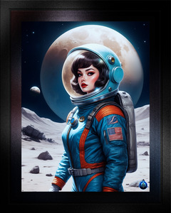 Exploring The Moons Surface Captivating AI Concept Art by Xzendor7