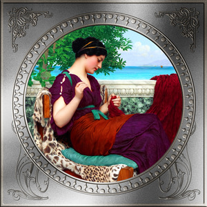 Far Away Thoughts c1911 by John William Godward Classical Fine Art Xzendor7 Old Masters Reproductions
