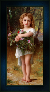 Fleurs De Printemps by William Bouguereau Remastered Xzendor7 Classical Fine Art Old Masters Reproductions