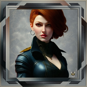 Flight Commander Collingsworth Alluring Fantasy AI Concept Art by Xzendor7
