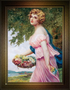 Flora by Hans Hassenteufel Remastered Xzendor7 Classical Fine Art Old Masters Reproductions