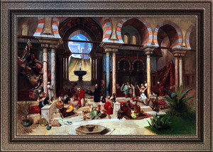 Haremsleben by Franz Xaver Simm Classical Art Old Masters Reproduction