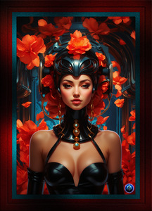 Her Grand Entrance Pop Surrealism Portrait Mesmerizing AI Concept Art by Xzendor7