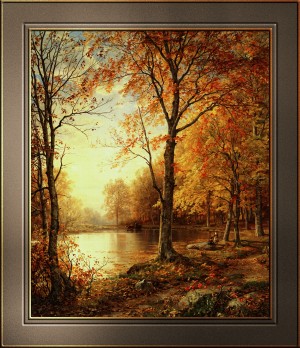 Indian Summer by William Trost Richards Fine Art Old Masters Reproduction
