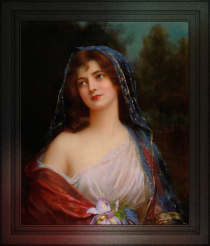 Iris Portrait Of A Lady by Abbey Altson