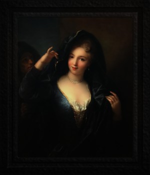 Jeune Fille Au Collier De Perles by Jean Raoux Old Masters Classical Fine Art Reproduction