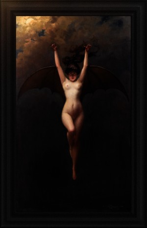 The Bat Woman by Albert Joseph Penot Classical Fine Art Old Masters Reproduction