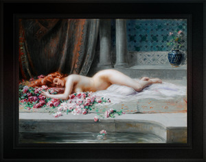 Nu Allonge by Delphin Enjolras Remastered Xzendor7 Classical Fine Art Old Masters Reproductions