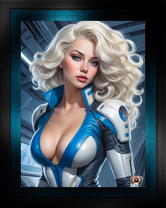 Oona Salaki Captivating AI Concept Art Illustration Portrait by Xzendor7