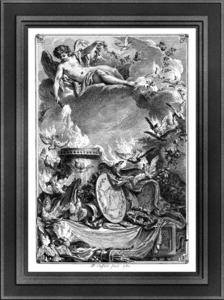 Piece Commemorative dun Mariage by Pierre-Philippe Choffard Classical Fine Art Xzendor7 Old Masters Reproductions