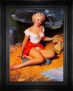 Play With Me by Bill Medcalf Vintage Fine Art Xzendor7 Old Masters Reproductions