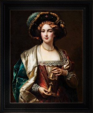 Portrait Of A Noblewoman by Cesare Detti Old Masters Fine Art Reproduction