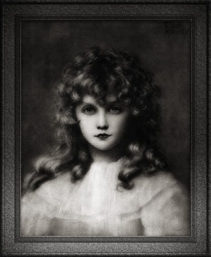 Portrait Of A Young Girl by Ellis William Roberts Classical Art Reproduction