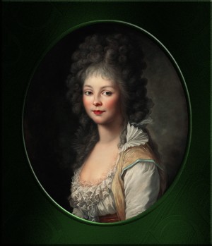 Portrait Of A Young Lady by Johann Friedrich August Tischbein Classical Fine Art Old Masters Reproduction