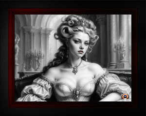 Portrait Illustration Of Lady Orthworth Captivating AI Concept Art by Xzendor7