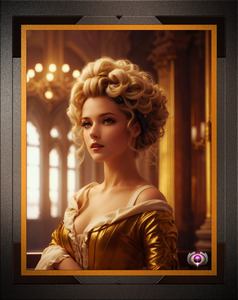 Portrait Of Atriva Binarenzia Beautiful AI Concept Art Portrait by Xzendor7