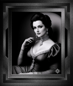 Portrait Of Countess Astenara Perensi Breathtaking AI Concept Art by Xzendor7