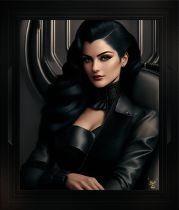 Portrait Of Intellegence Officer Andora Thias Captivating AI Concept Art by Xzendor7