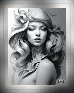 Portrait Of Stacy Atherton Illustration Captivating AI Concept Art by Xzendor7