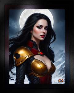Portrait Of Rayne Thaela Captivating AI Concept Art Portrait by Xzendor7