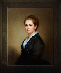 Portrait of Jennie Walters Delano by George Augustus Baker Jr. Fine Art Xzendor7 Old Masters Reproductions