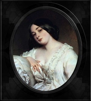 Portrait of a Lady by Franz Xaver Winterhalter Old Masters Classical Art Portrait Reproduction