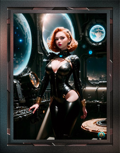 Professor Elenor Phalan In The Efenous Captivating AI Concept Art Portrait by Xzendor7