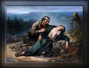 Recognition North and South by Constant Mayer Classical Fine Art Old Masters Reproduction