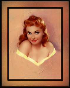 American Redhead by Pearl Alice Frush Remastered Xzendor7 Vintage Art Old Masters Reproductions