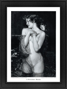 Seerose Water Lily by Leopold Schmutzler Remastered Xzendor7 Classical Fine Art Old Masters Reproductions